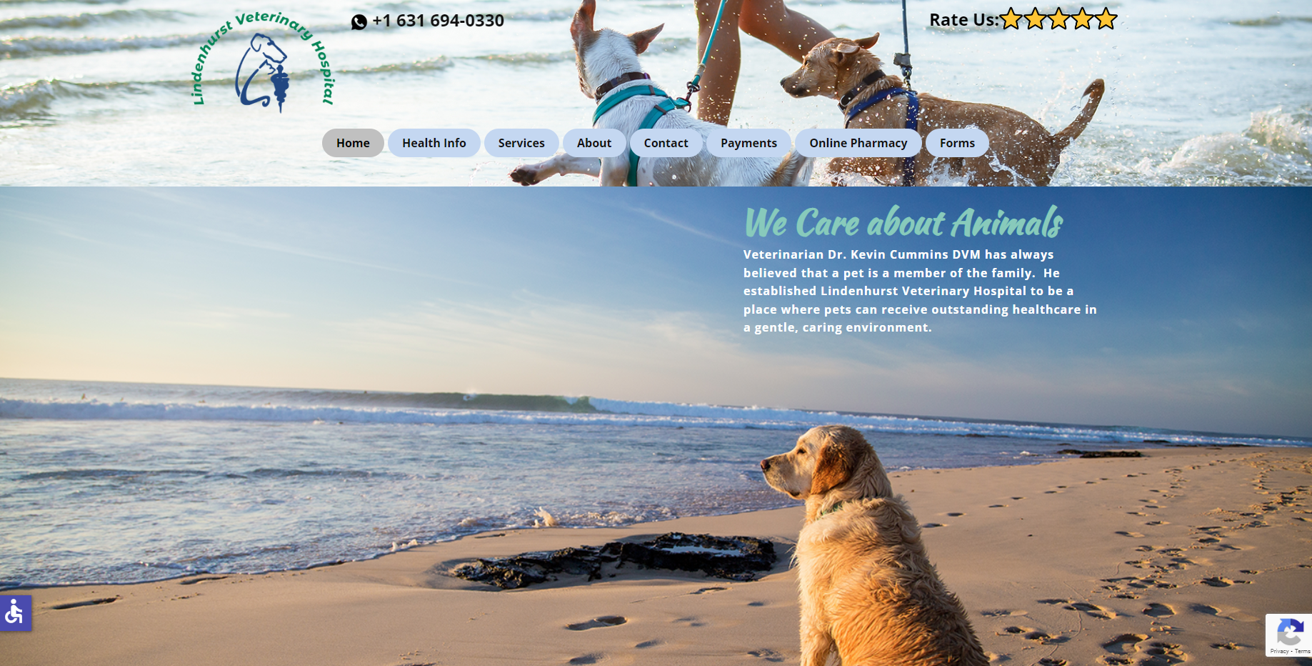 Lindenhurst Veterinary Hospital&apos;s Website